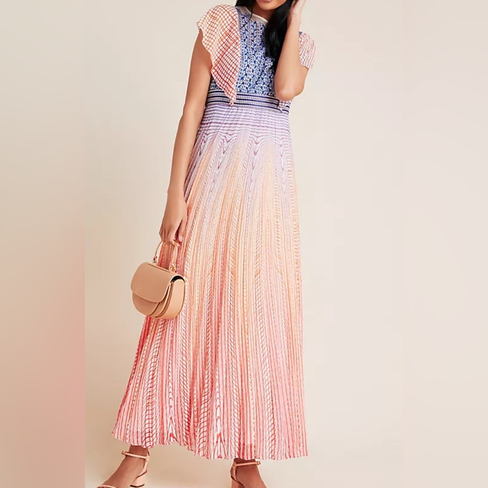 Anthropologie Geisha Designs Savita Maxi Dress 4